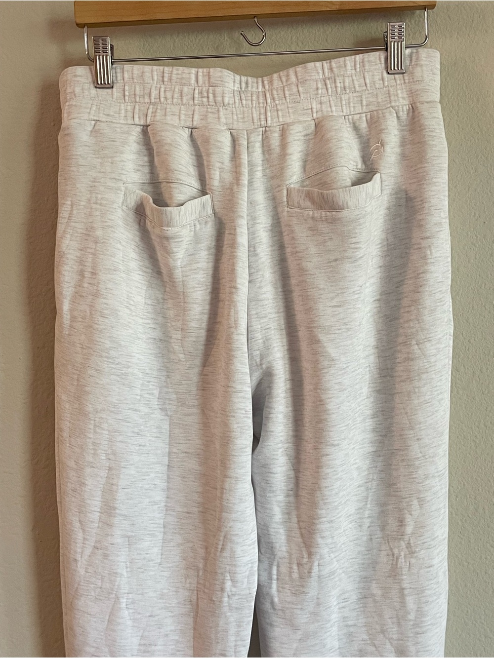 Varley Ivory Marl The Relaxed Pull On Pants Size Large - Picture 12 of 16
